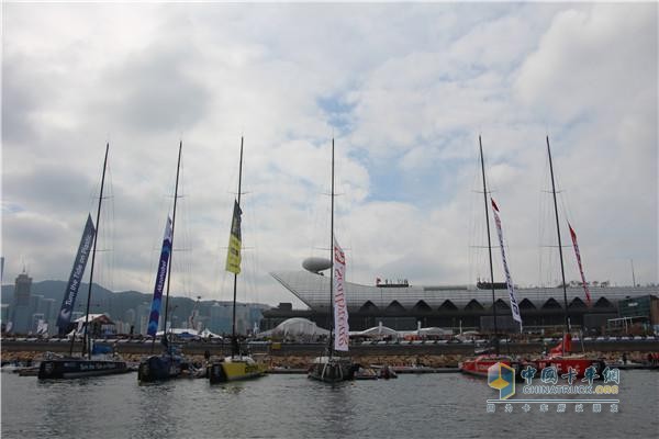 沃爾沃帆船賽活動(dòng)現(xiàn)場(chǎng)
