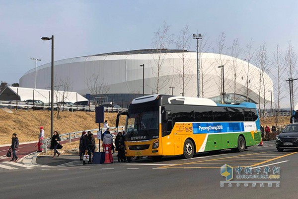 現代汽車客車服務冬奧會