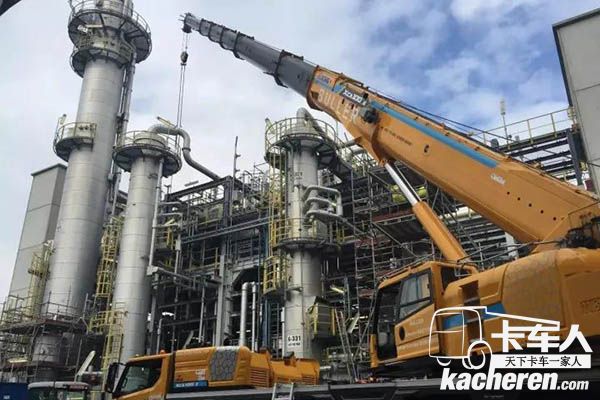 徐工XCA100_E自動工況規(guī)劃,拆除罐體—德國Chempark Marl