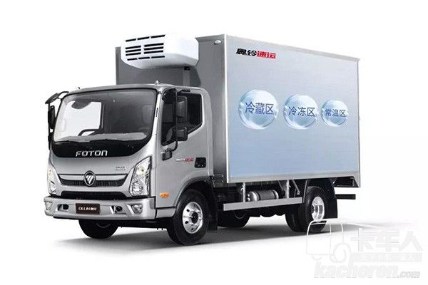 奧鈴速運采用福田康明斯發動機+福田采埃孚變速箱+新一代美橋后橋