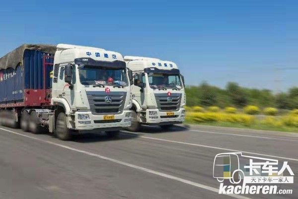 九洲運輸公司的豪瀚LNG牽引車