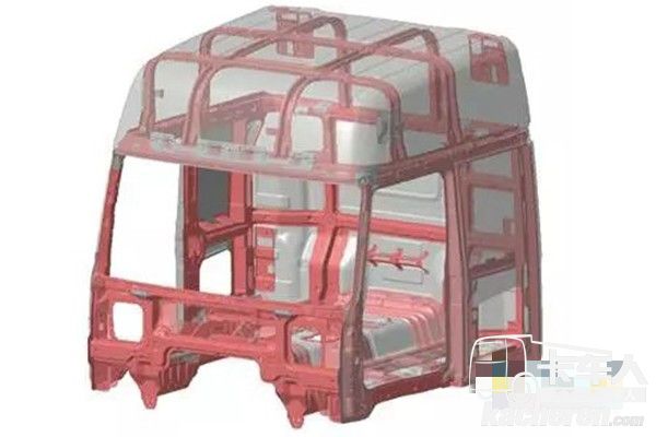 四川現代創虎駕駛室結構件