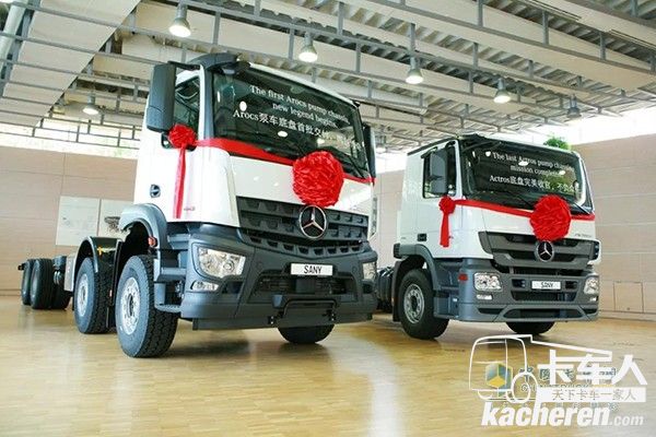 梅賽德斯-奔馳Actros泵車底盤收官之作交付，Arocs接棒服務中國客戶