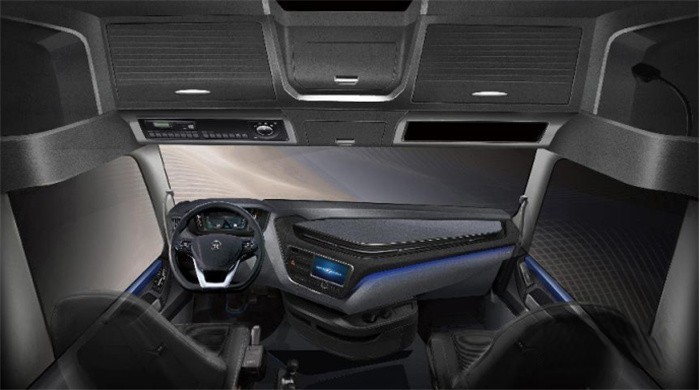 大運重卡旗艦V9駕駛室