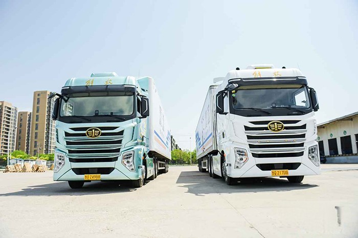 中國公路主干線物流運營實測項目啟動  解放鷹途發車！