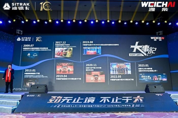 中國重汽汕德卡WP15T 680馬力陸地之王“汕”耀上市