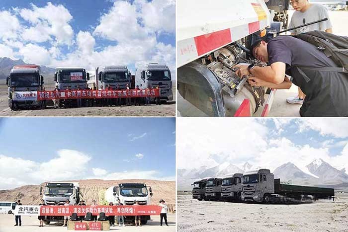 打造讓用戶放心的重卡,吳越俊零下46度親臨極寒測(cè)試現(xiàn)場(chǎng)慰問督戰(zhàn)