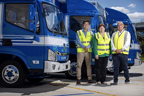 飄揚(yáng)過海的“零”碳方案——福田汽車在澳大利亞交付全新電動(dòng)輕卡