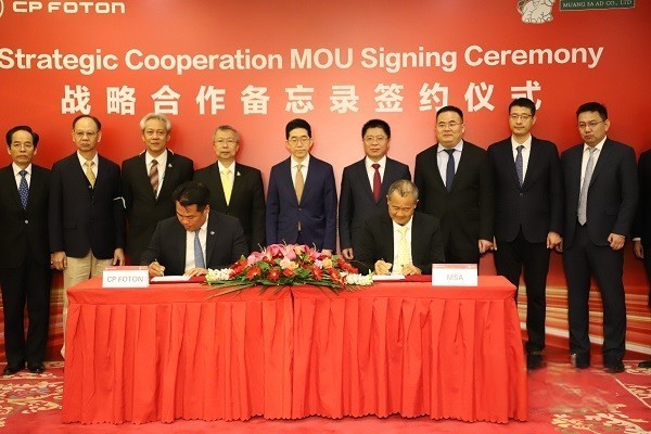 福田正大交付泰國批量純電動輕卡，共建東盟卡車電動化未來