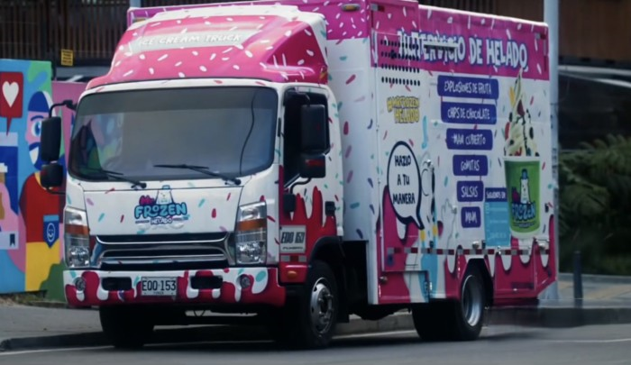 辭職創業經營流動冰淇淋車,江淮1卡國際帥鈴圓她“自由”夢