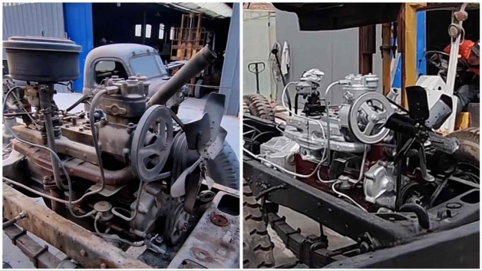 “老爺車天鷹”：修復老解放卡車 續寫解放情懷