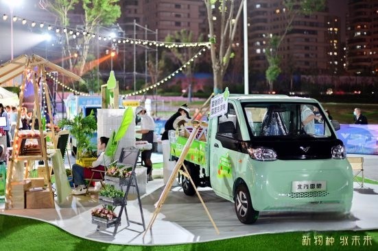 年輕人的新座駕，北汽雷馳新能源MINI卡，可自駕可擺攤