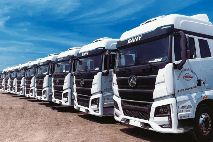 7月29日,三一重卡為中國外運量身定制的首批25臺L2智能重卡成功交付,預計今年年底還將批量交付55臺。