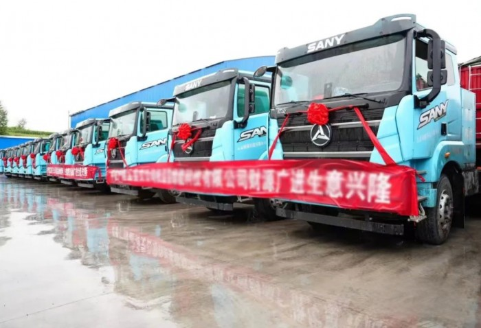 醬香、濃香...哪有交付香！又一批三一電動重卡交付運營