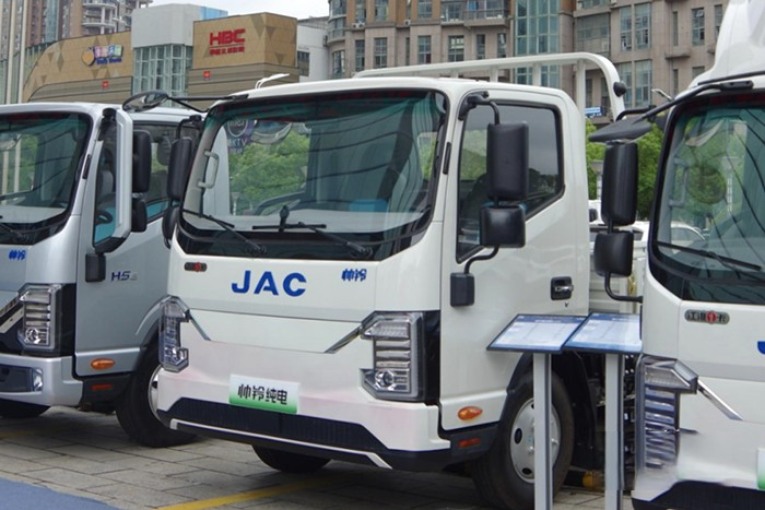 即將上市 江淮1卡帥鈴ES6純電輕卡為城配運輸帶來高品質新選擇!