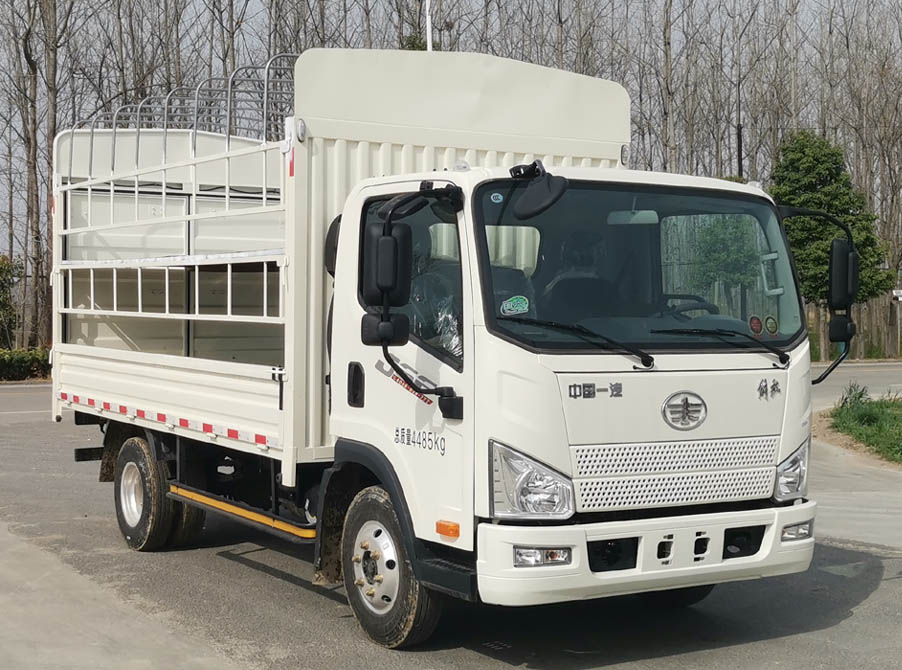 解放 J6F寬體 160馬力 3.78米排半倉柵式輕卡(國六)(CA5040CCYP40K59L2E6A85)